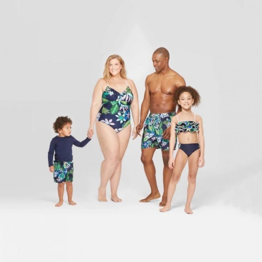 family matching swimsuits