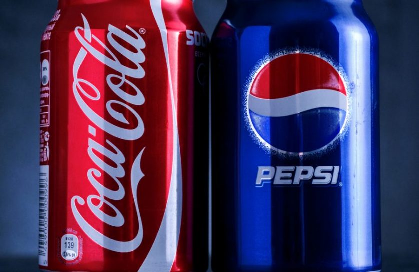 Coca-Cola and Pepsi