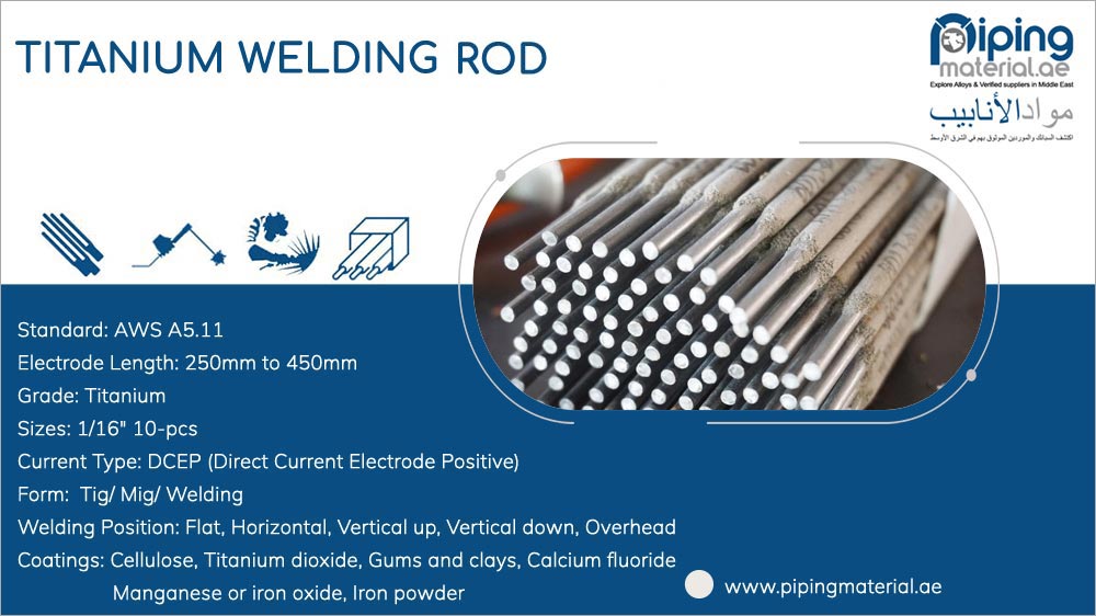 Titanium welding rod